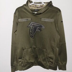Nike On Field Salute To Service Atlanta Falcons Hoodie Women's Size XL NFL